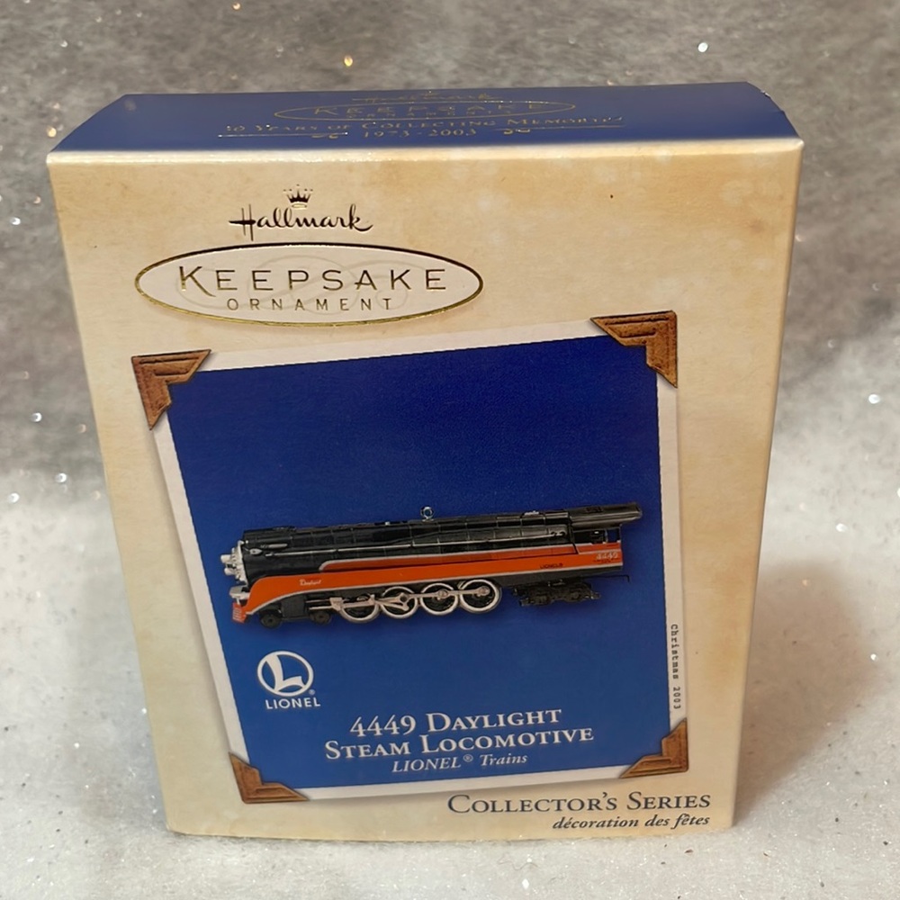 Hallmark 4449 Daylight Steam Locomotive Lionel Trains B53
